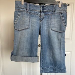 Roxy Cotton Jean Adjustable Shorts